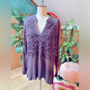 XCVI lace tunic